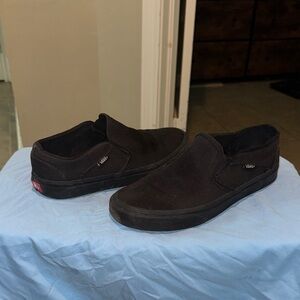 Vans Men's Classic Black Slip-On Loafers